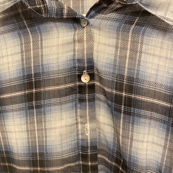 Ladies “About a girl” button up like new button down blouse shirt - Picture 5 of 9